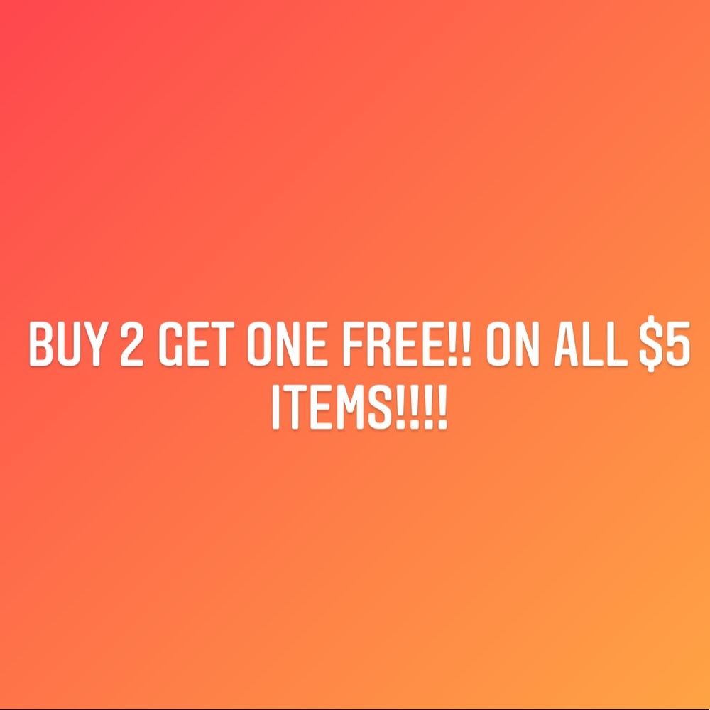 Buy 2 get one Free!